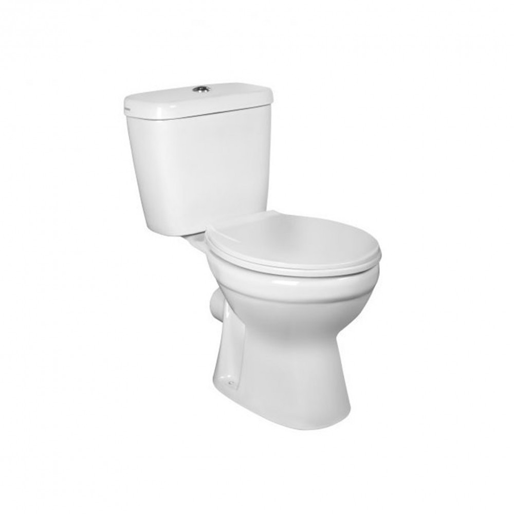 C-CLEAR monoblokkos WC hátsó kifolyással, kétkamrás lehúzó rendszerrel 6/3 L (HX)