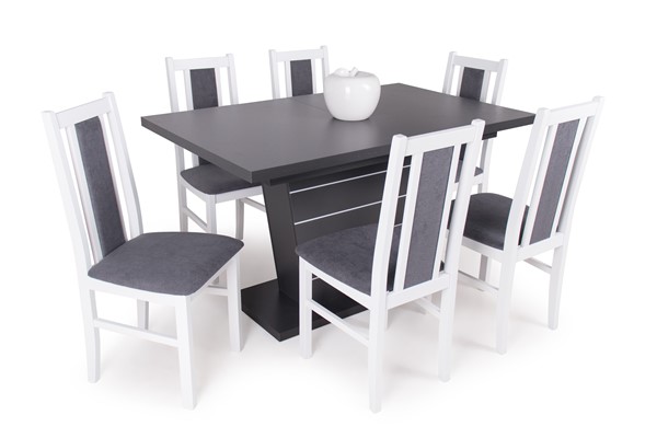 Fanni asztal Félix székkel - 6 személyes étkezőgarnitúra