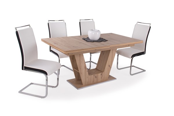 Prága asztal Száva székkel - 4 személyes étkezőgarnitúra