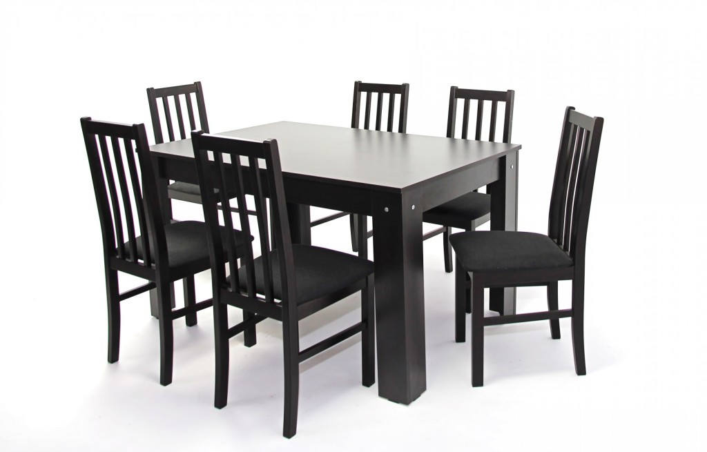 Kis Félix asztal Mokka székkel - 6 személyes étkezőgarnitúra
