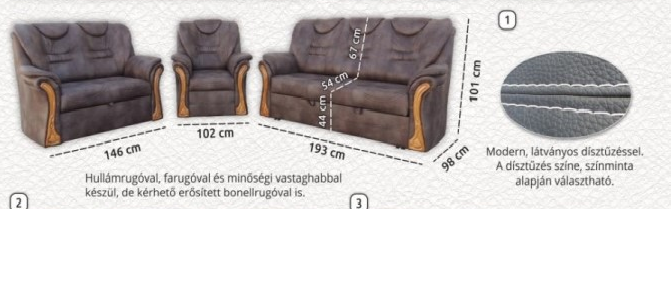 Dubai valódi bőr 3+2+1 ülőgarnitúra ( INGYENES SZÁLLÍTÁS )