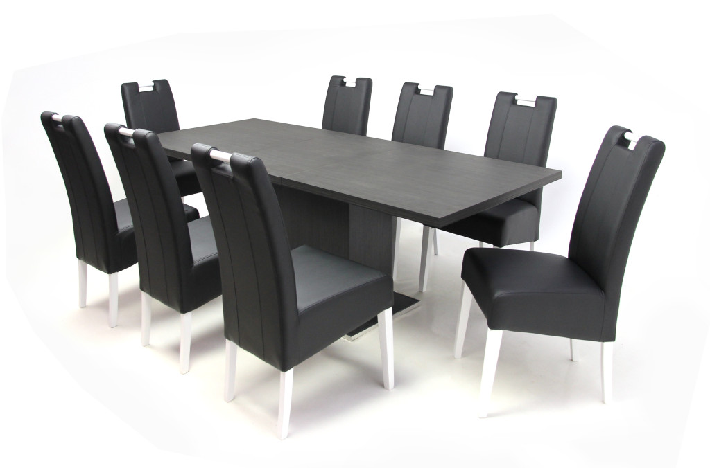 Kevin asztal Atos székkel - 8 személyes étkezőgarnitúra