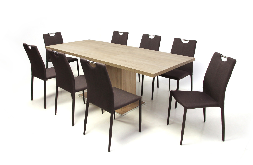 Kevin asztal Szofi székkel - 8 személyes étkezőgarnitúra