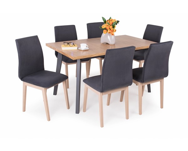 Lotti szék Tiffany asztallal - 6 személyes étkezőgarnitúra