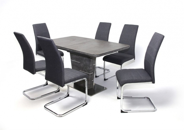 Spark asztal Kevin székkel - 6 személyes étkezőgarnitúra
