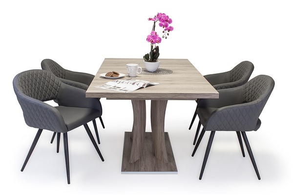 Cristal szék Bella asztal - 4 személyes étkezőgarnitúra