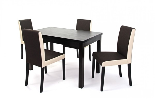 Berta asztal Kanzo székkel - 4 személyes étkezőgarnitúra