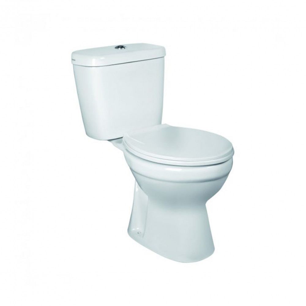 C-CLEAR monoblokkos WC alsó kifolyással - kétkamrás lehúzó rendszerrel 6/3 L (HX)