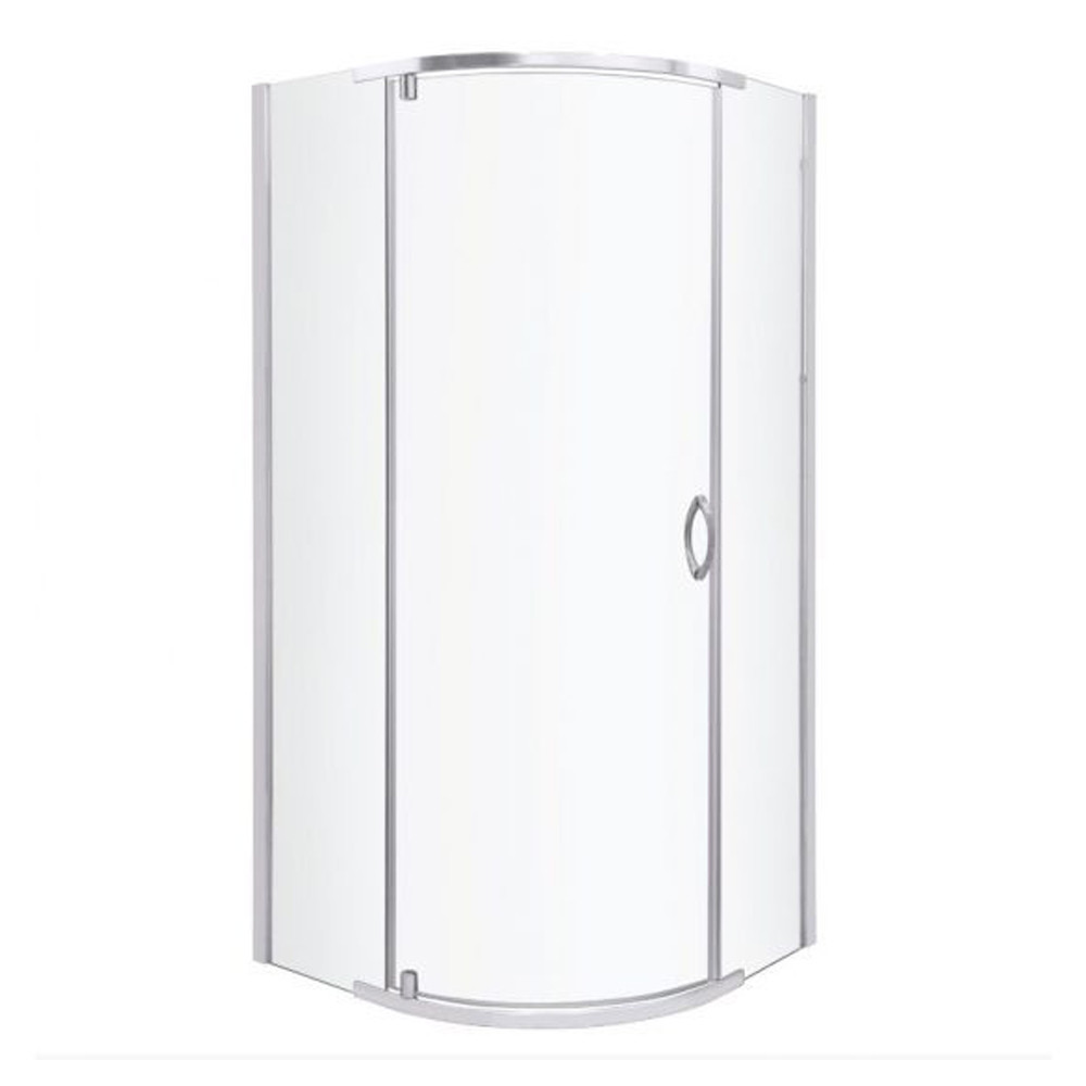 Splash íves zuhanykabin tálcával 79x79x206cm - króm profil, víztiszta üveg (HX)
