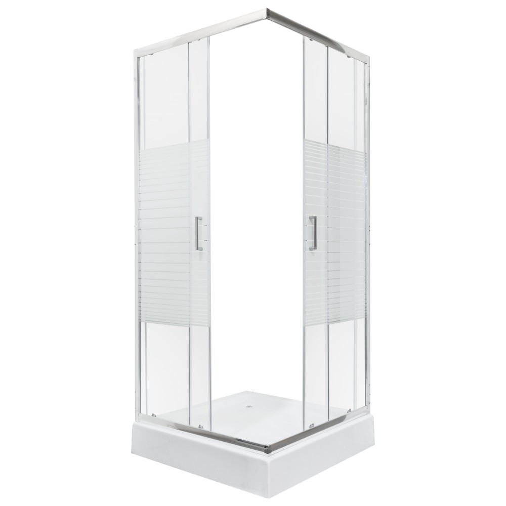 Madera 80 szögletes zuhanykabin tálcával 80x80x206 cm (HX)