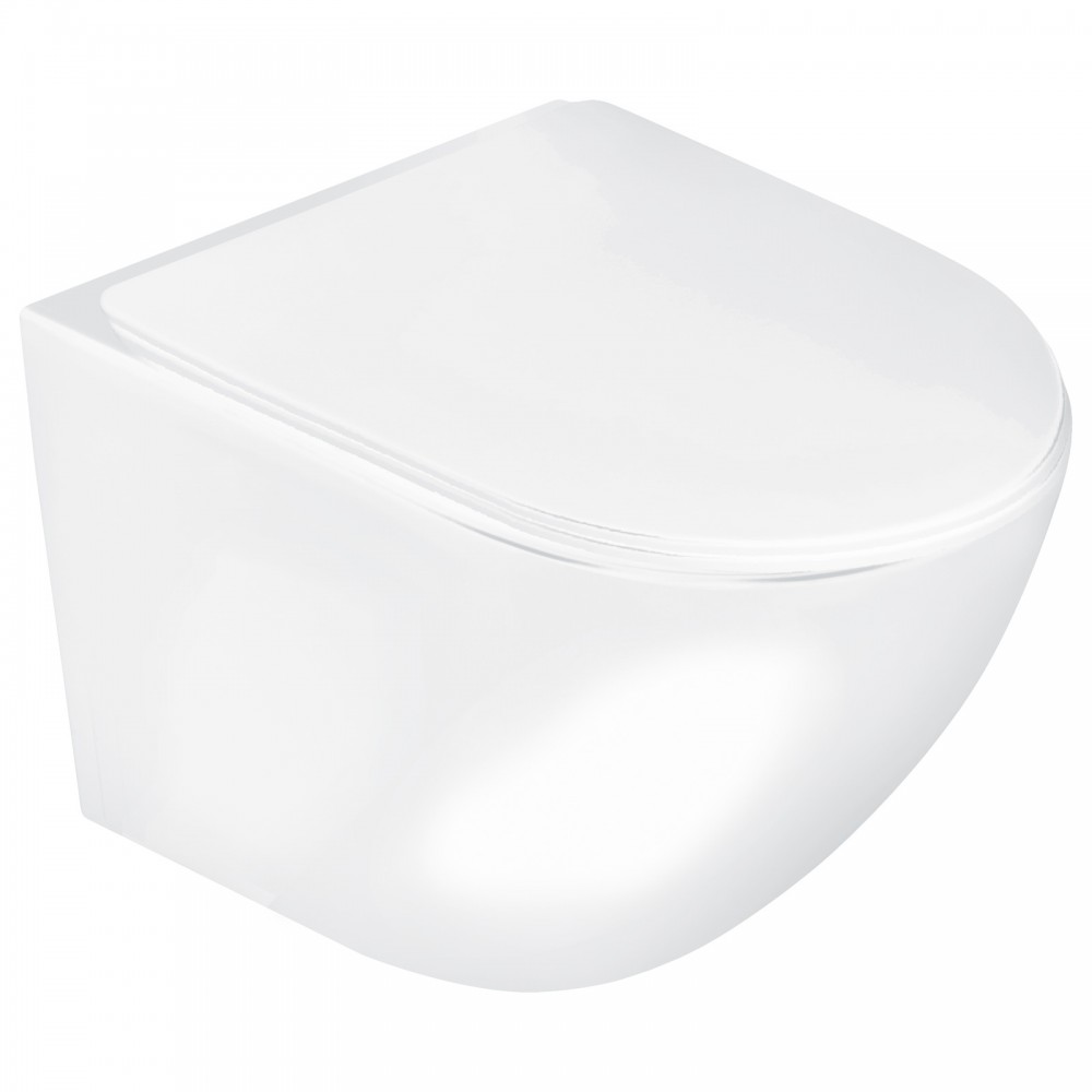 Delos WH fali rimless WC soft-close ülőkével (HX)