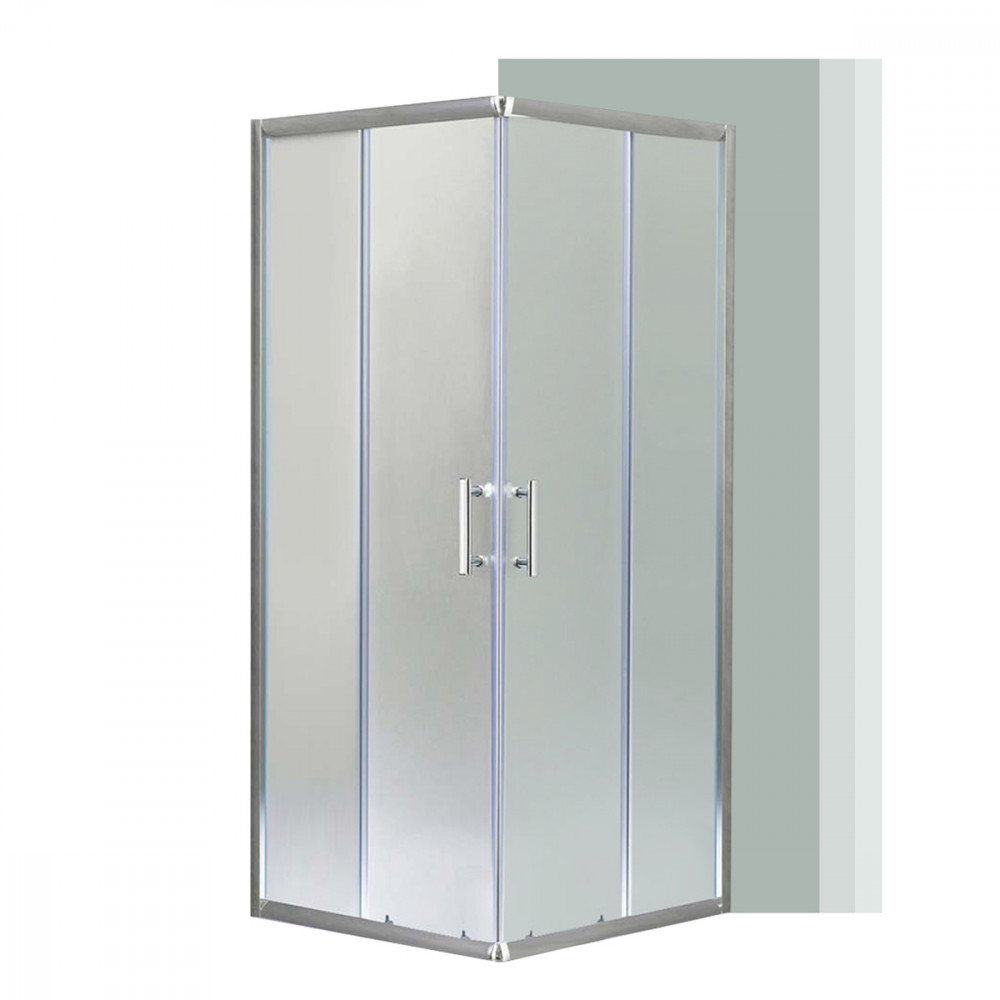 Spirit Matt 80x80x180 cm-es szögletes zuhanykabin, zuhanytálca nélkül (HX)