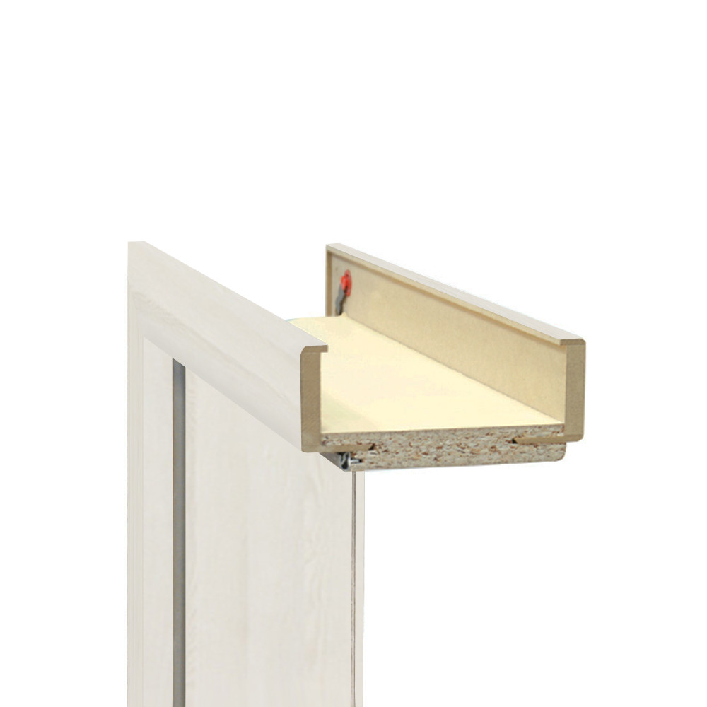Állítható ajtó tok 120-140 Fehér kőris 75 Bal (komplett) (HX)