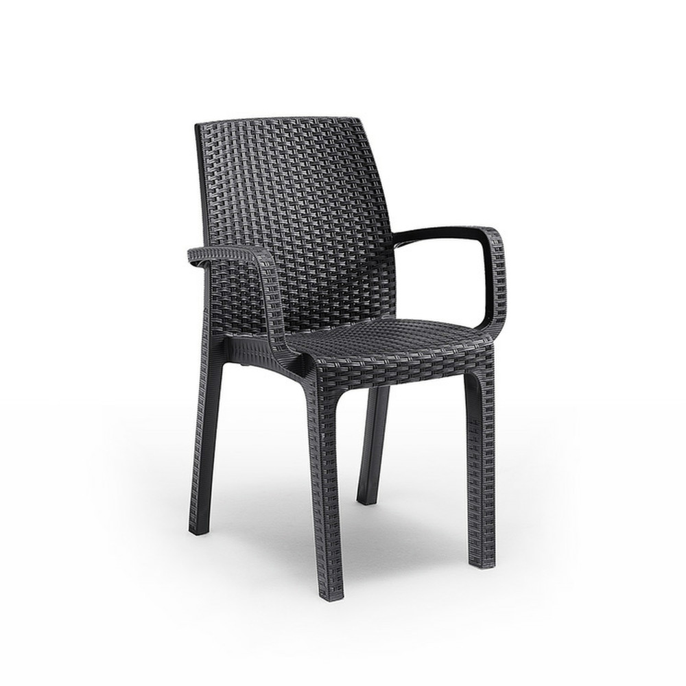 Verdi műanyag kerti szék grafit (HX)