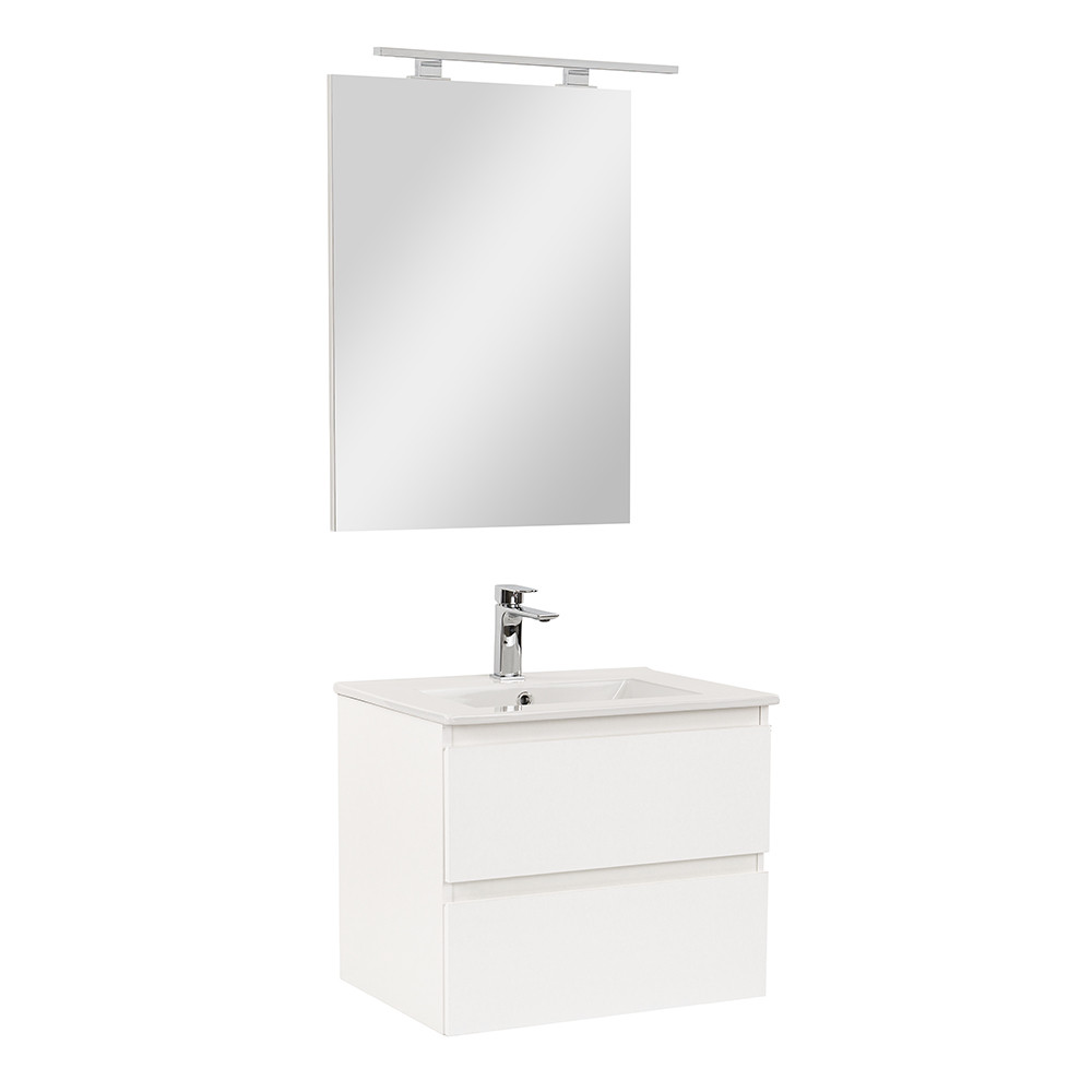 Vario Forte 60 komplett fürdőszoba bútor fehér-fehér (HX)