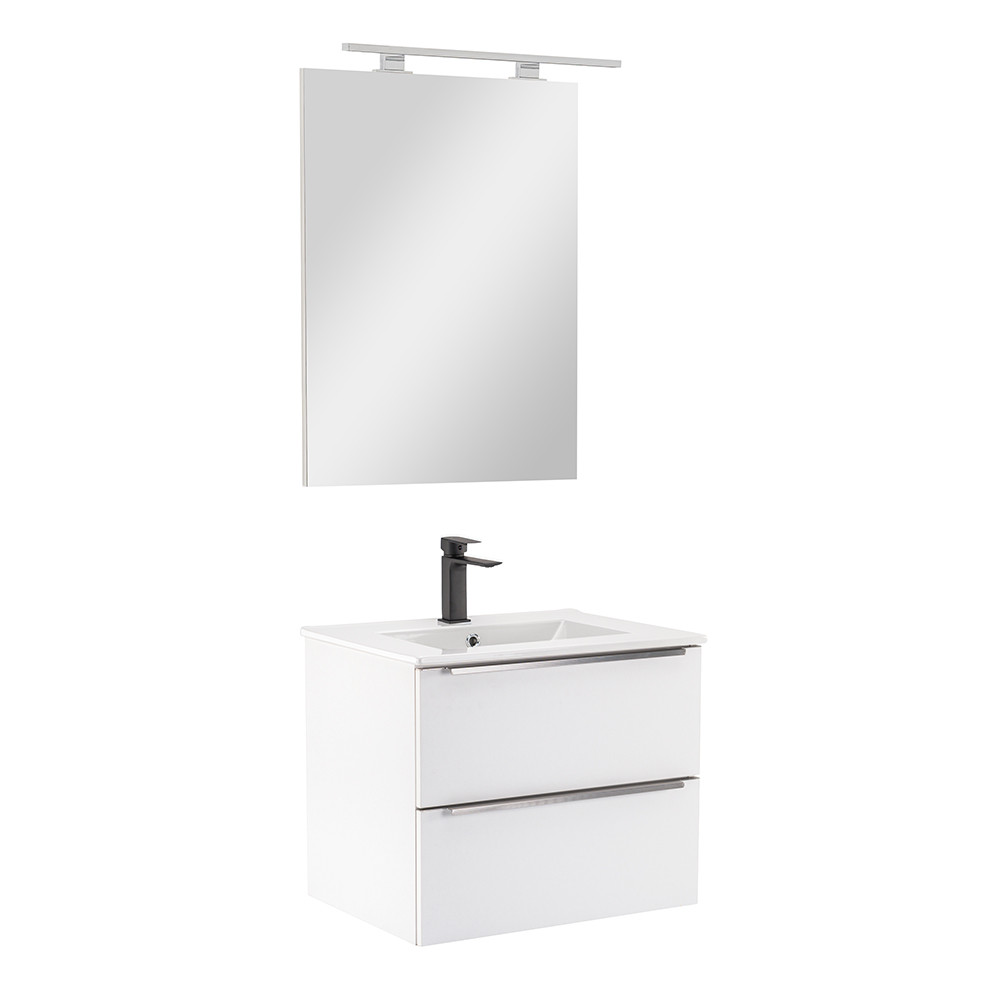 Vario Trim 60 komplett fürdőszoba bútor fehér-fehér (HX)