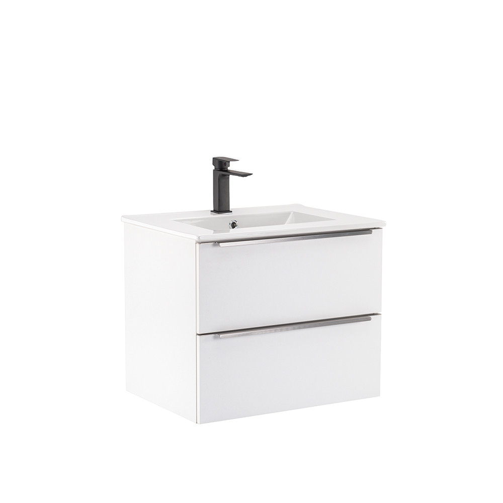 Vario Trim 60 alsó szekrény mosdóval fehér-fehér (HX)
