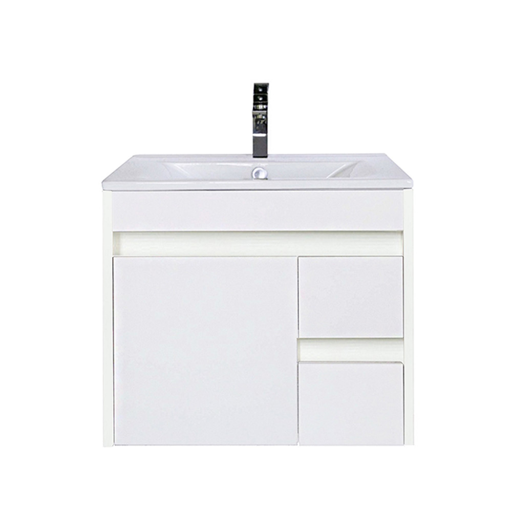 Luna 60 alsó fürdőszoba bútor mosdóval fehér (HX)