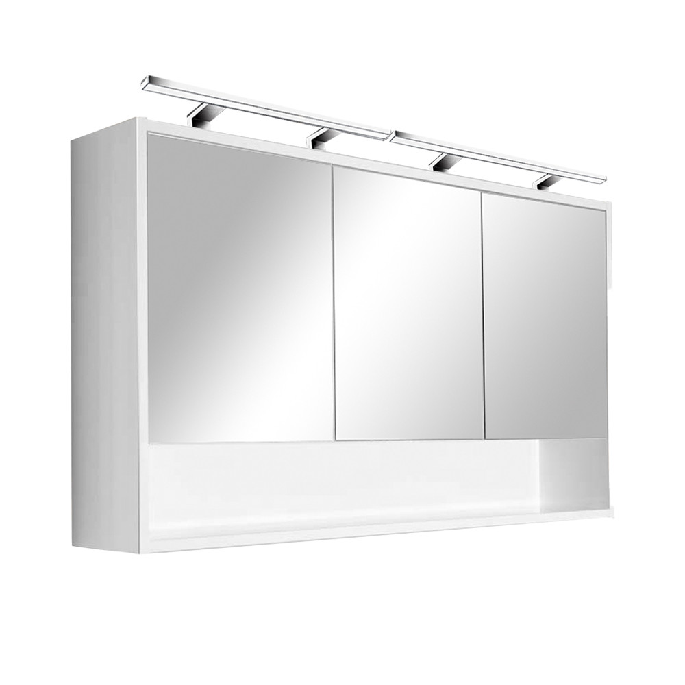 Luna 120 felső tükrös szekrény fehér (HX)