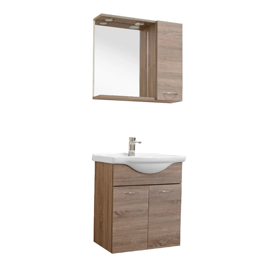 Ruze 65 komplett fürdőszoba bútor rauna szil (HX)