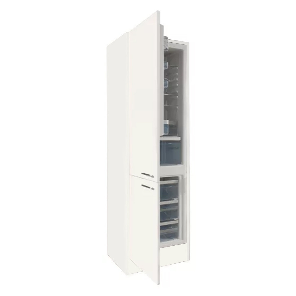 Yorki 60-as alulfagyasztós hűtős kamra szekrény fehér korpusz selyemfényű fehér fronttal (HX)