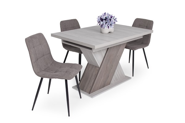 Kamil szék Diana asztallal - 3 személyes étkezőgarnitúra