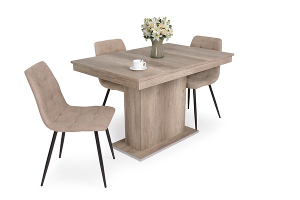 Kamil szék Kis Flóra asztallal - 3 személyes étkezőgarnitúra