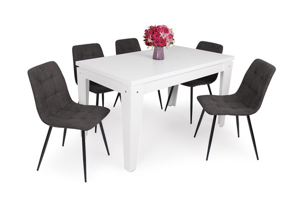 Kamil szék Pedro asztallal - 5 személyes étkezőgarnitúra