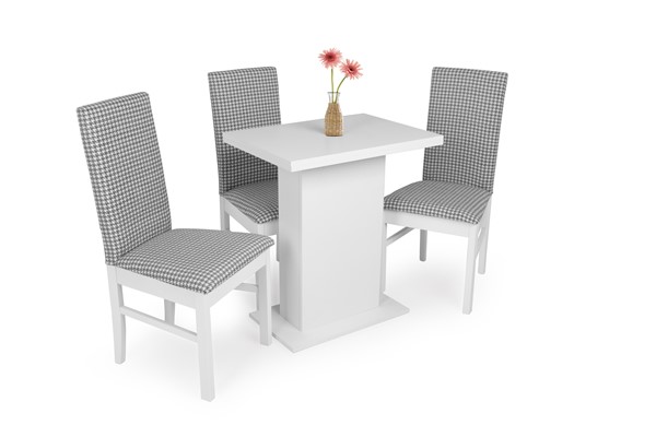 Kira asztal Dolly székkel - 3 személyes étkezőgarnitúra