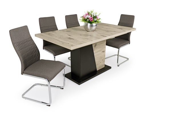 Norton asztal Levante székkel - 4 személyes étkezőgarnitúra 