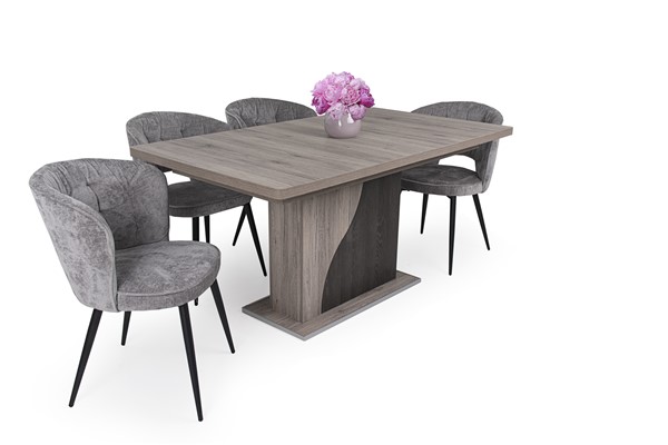 Serena szék Alíz asztallal - 4 személyes étkezőgarnitúra