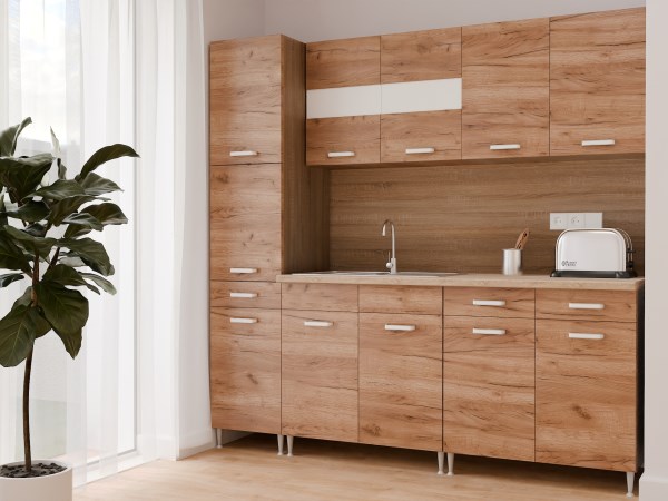 Anna konyhabútor 200/60 cm  állószekrénnyel