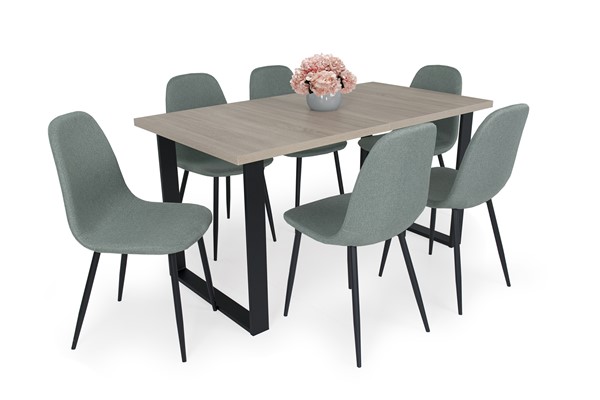 Ted szék Zoé asztallal - 6 személyes étkezőgarnitúra