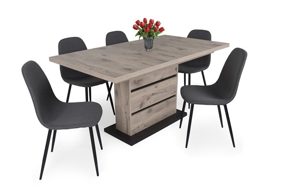 Ted szék Sydney asztallal - 5 személyes étkezőgarnitúra