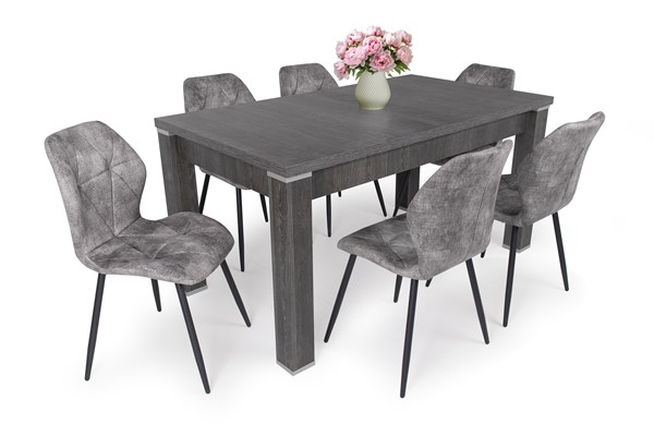 Vanda szék Tony asztallal - 6 személyes étkezőgarnitúra