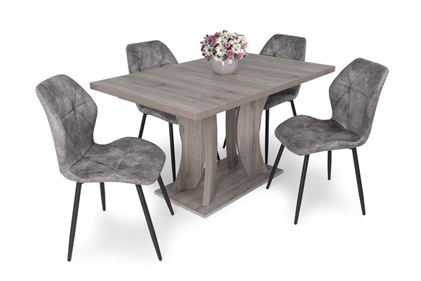 Vanda szék Bella asztallal - 4 személyes étkezőgarnitúra