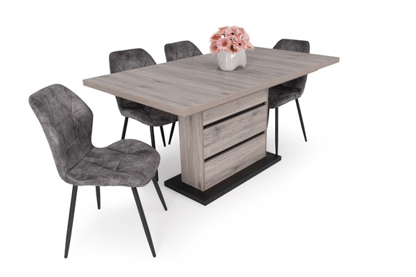 Vanda szék Sydney asztallal - 4 személyes étkezőgarnitúra