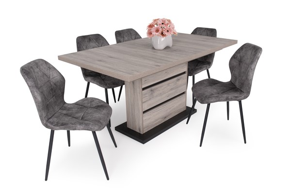 Vanda szék Sydney asztallal - 5 személyes étkezőgarnitúra