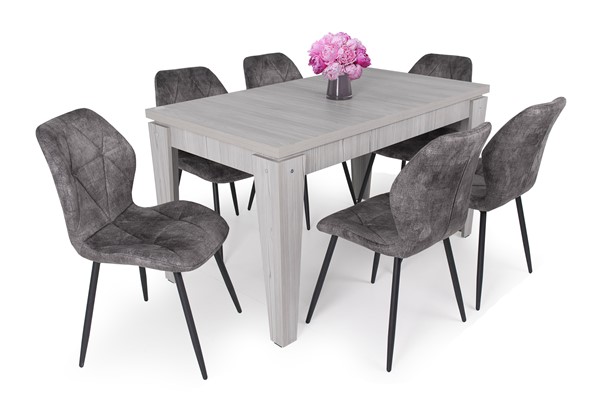 Vanda szék Pedro asztallal - 6 személyes étkezőgarnitúra