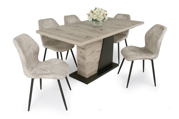 Vanda szék Norton asztallal - 5 személyes étkezőgarnitúra