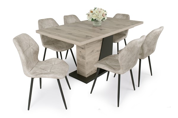 Vanda szék Norton asztallal - 6 személyes étkezőgarnitúra