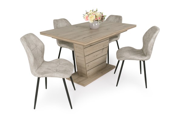 Vanda szék Fanni asztallal - 4 személyes étkezőgarnitúra