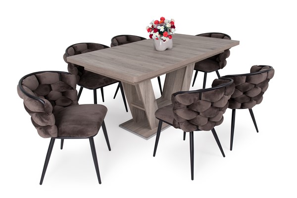 Sonja szék Prága  asztallal - 6 személyes étkezőgarnitúra