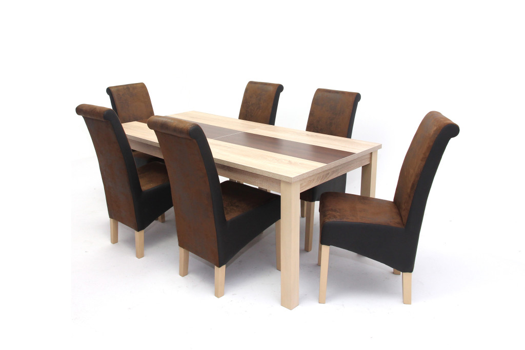 Irish asztal Irish székkel - 6 személyes étkezőgarnitúra