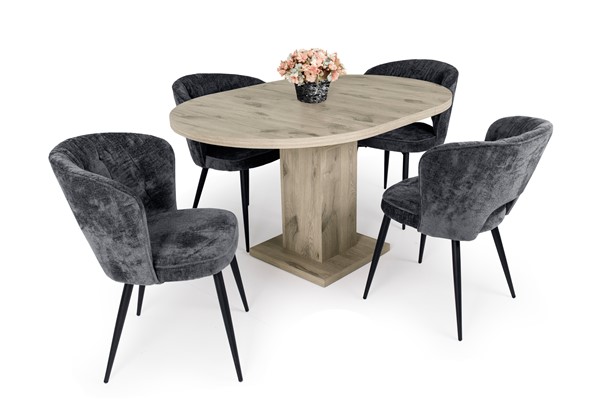 Marocco asztal Serena székkel - 4 személyes étkezőgarnitúra