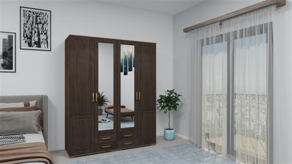 Léna MDF gardróbszekrény 160 cm