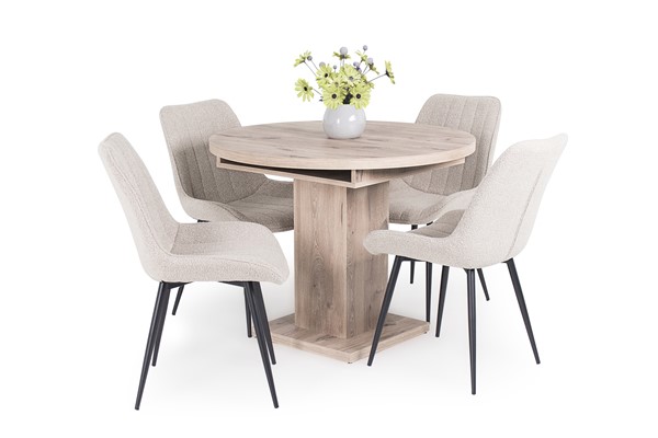 Dexter szék Marocco asztallal - 4 személyes étkezőgarnitúra