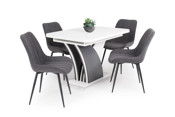 Dexter szék Enzo asztallal - 4 személyes étkezőgarnitúra