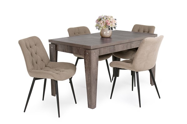 Korina szék Pedro asztallal - 4 személyes étkezőgarnitúra