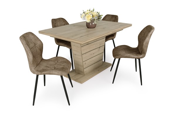 Vanda szék Fanni asztallal - 4 személyes étkezőgarnitúra